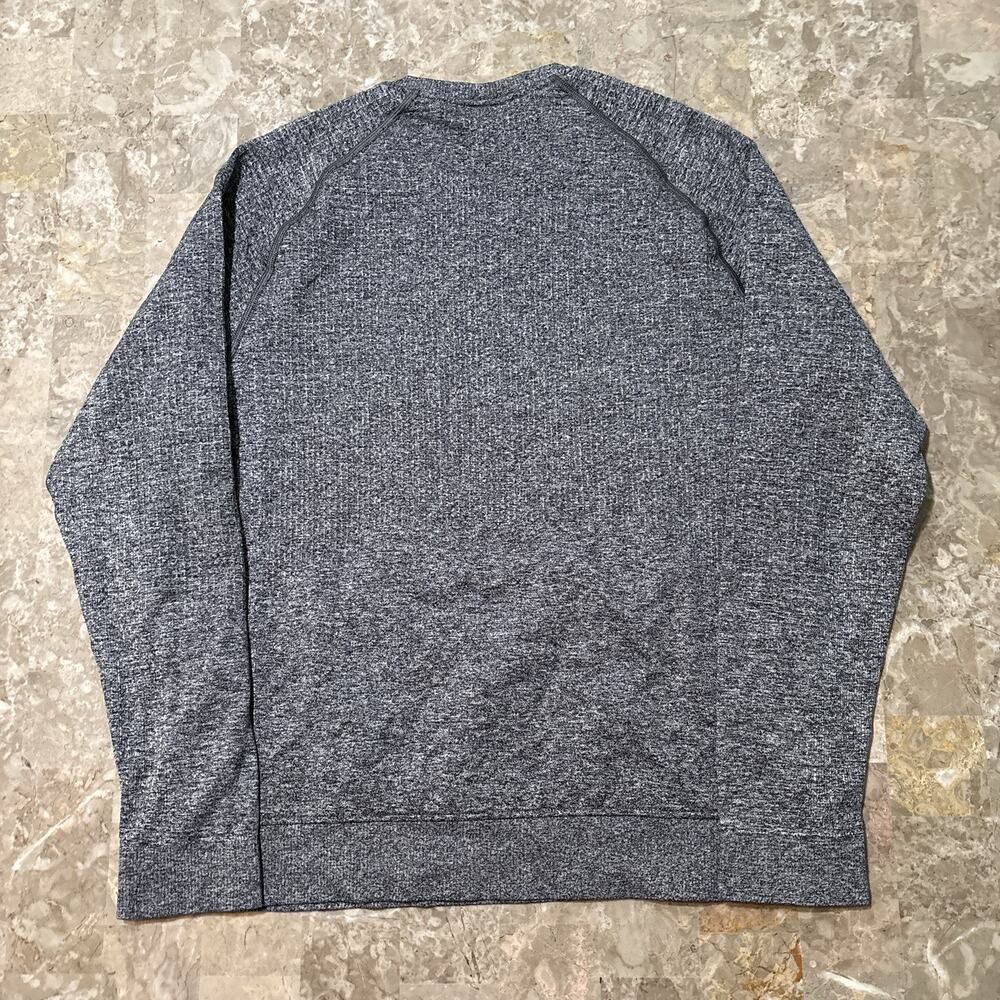 Lululemon Sweatshirt Mens Medium Grey Engineered Warmth Wool Blend MC3DES - Picture 7 of 8